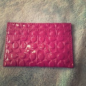 Leather credit card holder. Like new
